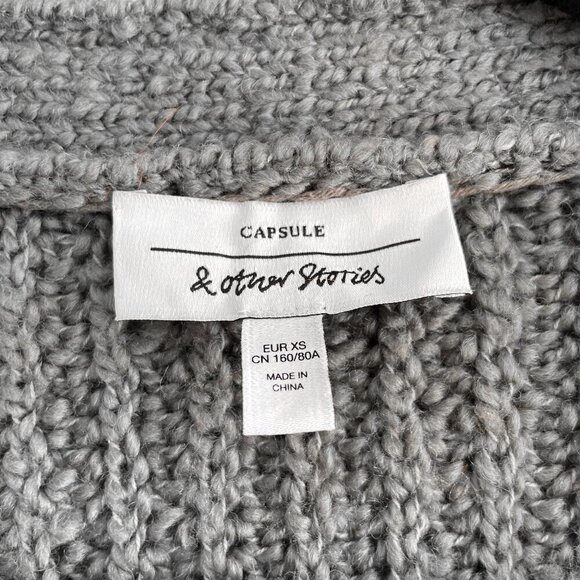 & Other Stories Wool Blend Cardigan - Picture 5 of 12